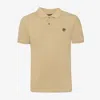 Timberland Polo Man  Tb0a2dje - Sleeve Stretch Polo Dh41 Lemon Pepper In Sand