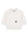 Timberland Pouch-pocket Sweatshirt In Neutral