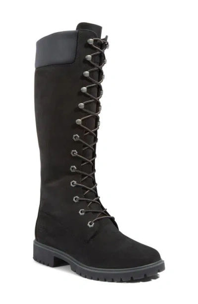 Timberland Premium 14-inch Lace-up Waterproof Boot In Black