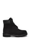 Timberland Waterproof Lace Up Boot With Padded Collar In Black
