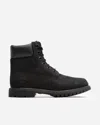 Timberland Womens Black Premium Chunky-sole Leather Boots Eur 41 / 8 Uk In Black