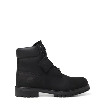 Timberland Premium 6 Inch Lace Up Waterproof Boot In Black