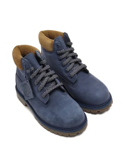 Timberland Kids' Premium 6-inch Waterproof Ankle Boots In Blue
