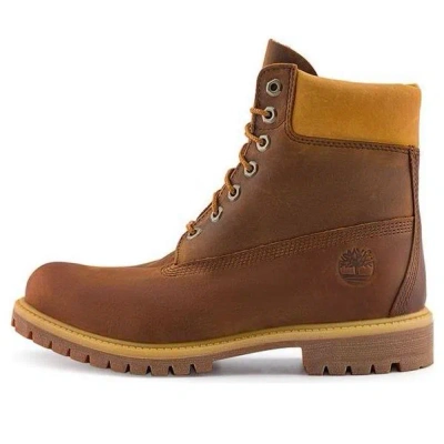 Timberland Premium 6 Inch Waterproof Boot 'medium Brown Yellow'