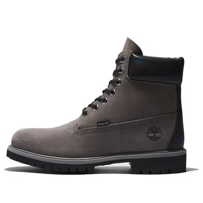 Timberland Premium 6 Inch Waterproof Boots 'dark Grey' In Gray