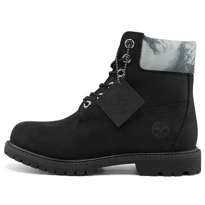 Timberland Premium 6-inch Waterproof Wide-fit Boot 'black Nubuck' In Multi