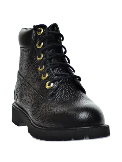 Timberland Premium Football Leather Boot In Black