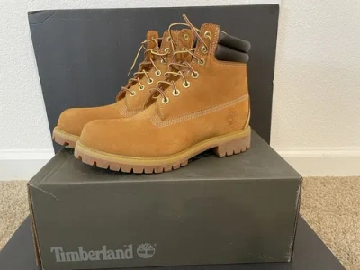Pre-owned Timberland Premium In Waterdrooeroot Wheat Nubuck, Sizes 8.5, 9, 9.5 X 2, 11 In Beige