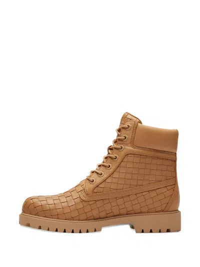 Timberland Premium Textured Boots In Brown