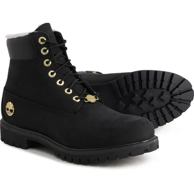 Pre-owned Timberland Premium Warm-lined Boots - 6” (for Men) In Black