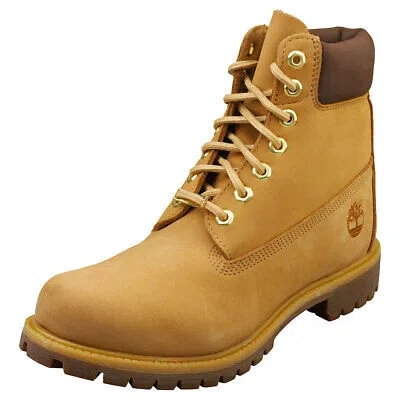 Pre-owned Timberland Premium Waterproof Mens Classic Boots In Light Beige - 10 Us