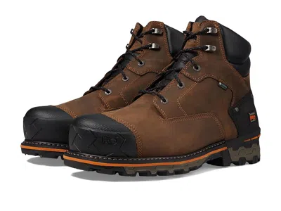 Timberland Pro Boondock 6 Composite Safety Toe Waterproof Men's Work Boots Brown 7: 11 E - Wide