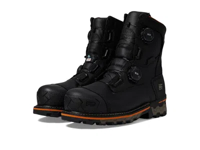 Timberland Pro Boondock Boa 8 Inch Composite Safety Toe Waterproof Puncture Resistant In Black