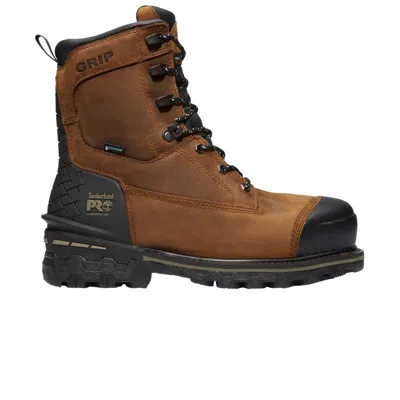 Pre-owned Timberland Pro Boondock Hd 8 Inch Composite Toe Waterproof Work Boot 'brown' | Men's Size 7