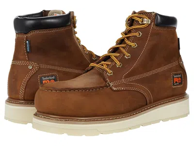 Timberland Pro Gridworks 6 Alloy Safety Toe Waterproof Men's Shoes Golden Brown: Men's 4.5 - Women's 6 Wide
