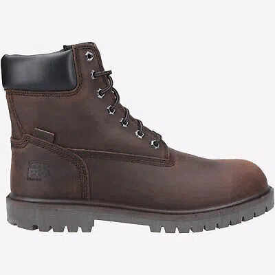 Pre-owned Timberland Pro Iconic Mens Safety Protective Steel Toe Work Boots Brown