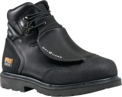 Pre-owned Timberland Pro Men's 40000 Metguard 6" Steel-toe Boot In Black