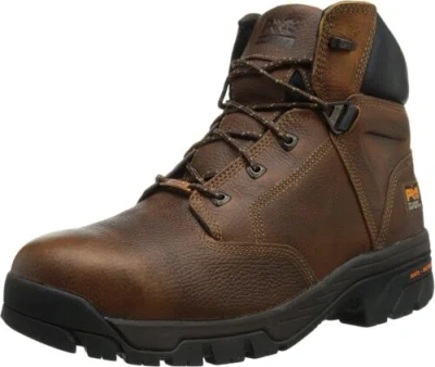 Pre-owned Timberland Pro Men's 6" Helix Safety Wp Brn-m Industrial Work Boot In Brown