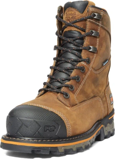 Pre-owned Timberland Pro Men's Boondock 2024 Industrial Work Boot In Brown-2024 New