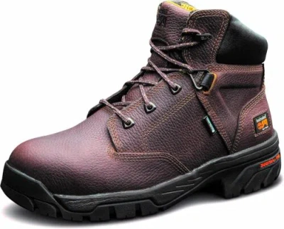 Pre-owned Timberland Pro Men's Helix 6 Inch Alloy Safety Toe Waterproof Industrial... In Brown