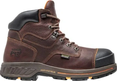 Pre-owned Timberland Pro Men's Helix Hd 6" Composite Toe Internal Met Guard Industrial... In Brown
