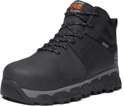 Pre-owned Timberland Pro Men's Ridgework Mid Composite Safety Toe Waterproof... In Black