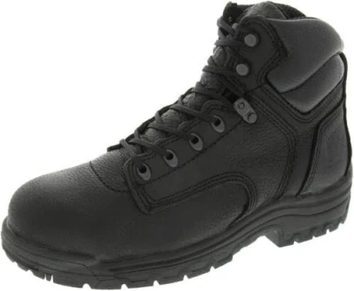 Pre-owned Timberland Pro Men's Titan 6" Safety Toe Al In Black