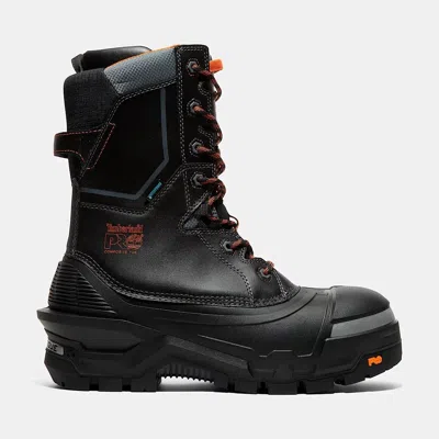 Pre-owned Timberland Pro Mens Pac Max 10 Inch Composite Toe Waterproof Winter Work Boot 8 In Black