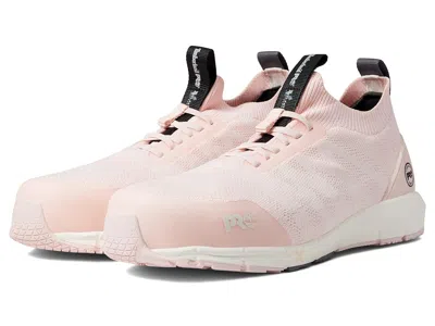 Timberland Pro Radius Knit Composite Safety Toe Slip-on Athletic Industrial Work Shoe Women's Work Boots Dusty Pink