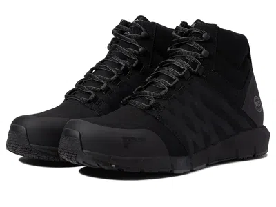 Timberland Pro Radius Mid Composite Safety Toe Men's Shoes Black Raptek: 8 E - Wide