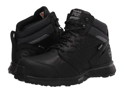 Timberland Pro Reaxion Mid Composite Safety Toe Waterproof In Black