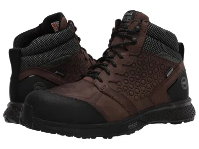 Timberland Pro Reaxion Mid Composite Safety Toe Waterproof Men's Shoes Brown/green: 15 E - Wide