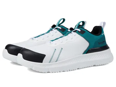 Timberland Pro Setra Composite Safety Toe Men's Shoes White/emerald: 7 E - Wide, Textile