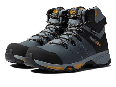 Timberland Pro Switchback 6 Composite Safety Toe Puncture Resistant Waterproof Men's Shoes Grey/yellow: 13 D - Medi In Black