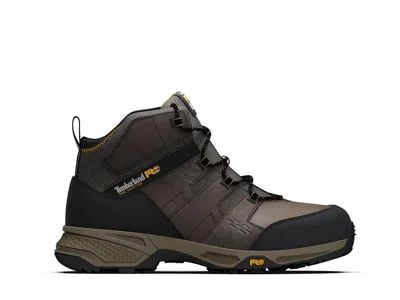 Timberland Pro Switchback Lt 6 Inch Steel Safety Toe Static Dissipative Industial Work Hiker Boots Men's Work Boots In Brown