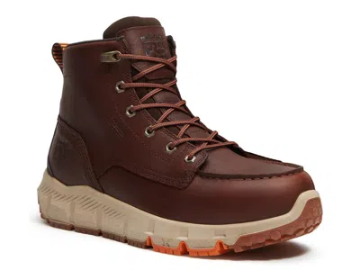 Timberland Pro Tempe Moc Toe 6" Waterproof Work Boot In Animal Print