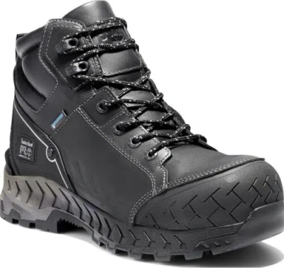Pre-owned Timberland Pro Timberland Men's Pro Work Summit Composite Toe Ele 6 Nt Wp In Black: Black