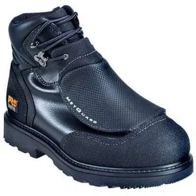 Pre-owned Timberland Pro Titan Men's 6-inch Metatarsal Steel Toe Work Boot In Black