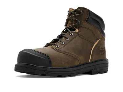 Timberland Pro Titan Tasker 6 Inch Alloy Safety Toe Industrial Work Boots In Brown