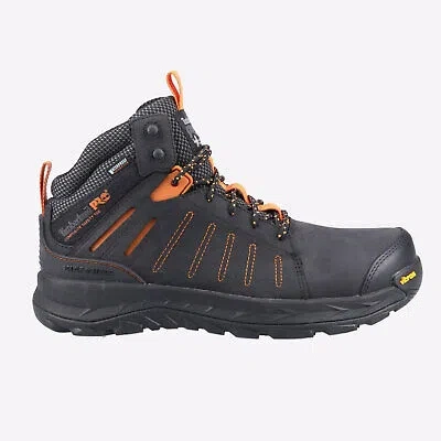 Pre-owned Timberland Pro Trailwind Waterproof Mens Safety Work Boots Black