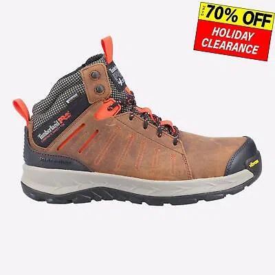 Pre-owned Timberland Pro Trailwind Waterproof Mens Safety Work Boots Brown