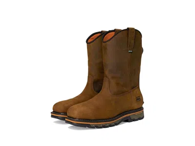Timberland Pro True Grit Boa Pull-on Composite Safety Toe Waterproof In Brown