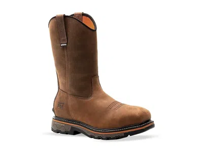 Timberland Pro True Grit Pull-on Composite Safety Toe Waterproof Men's Boots Earth Bandit: 14 D - Medium In Brown