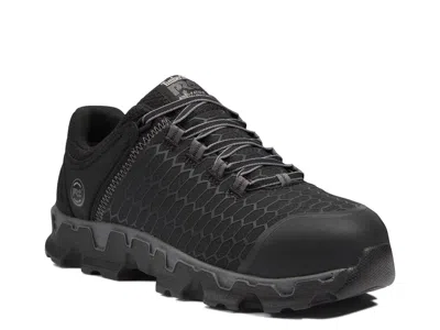 Timberland Pro Wide Width Powertrain Sport Work Sneaker In Black
