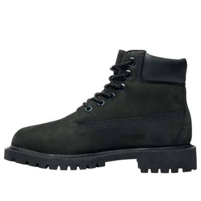 Timberland (ps)  6 Inch Premium Boot 'black Nubuck'