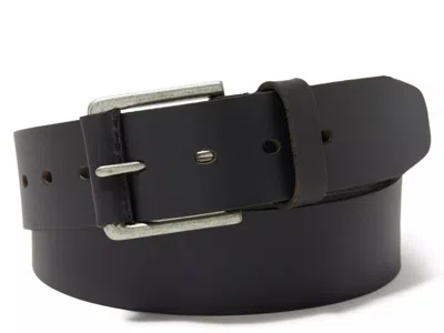 Timberland Pull Up Leather Belt In Black