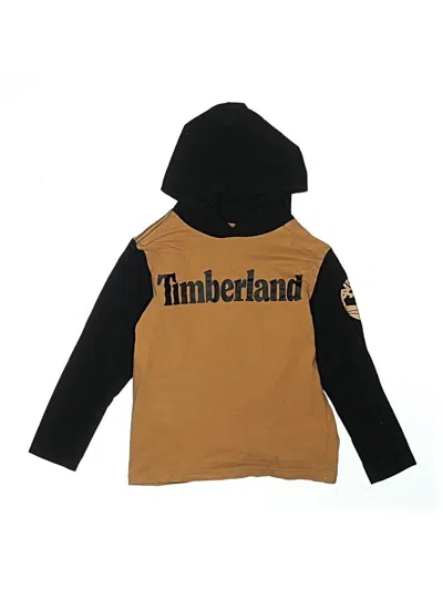 Pre-owned Timberland Kids' Pullover Hoodie In Brown