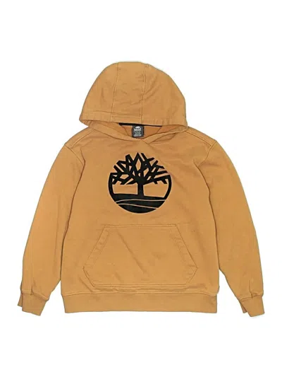 Pre-owned Timberland Kids' Pullover Hoodie In Brown