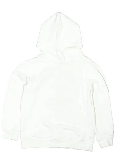 Pre-owned Timberland Kids' Pullover Hoodie In White