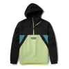 Timberland Pullover Windbreaker Jacket 'black Green' In Multi